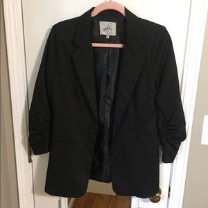 Black Blazer Jacket 3/4 sleeve - Audrey boutique